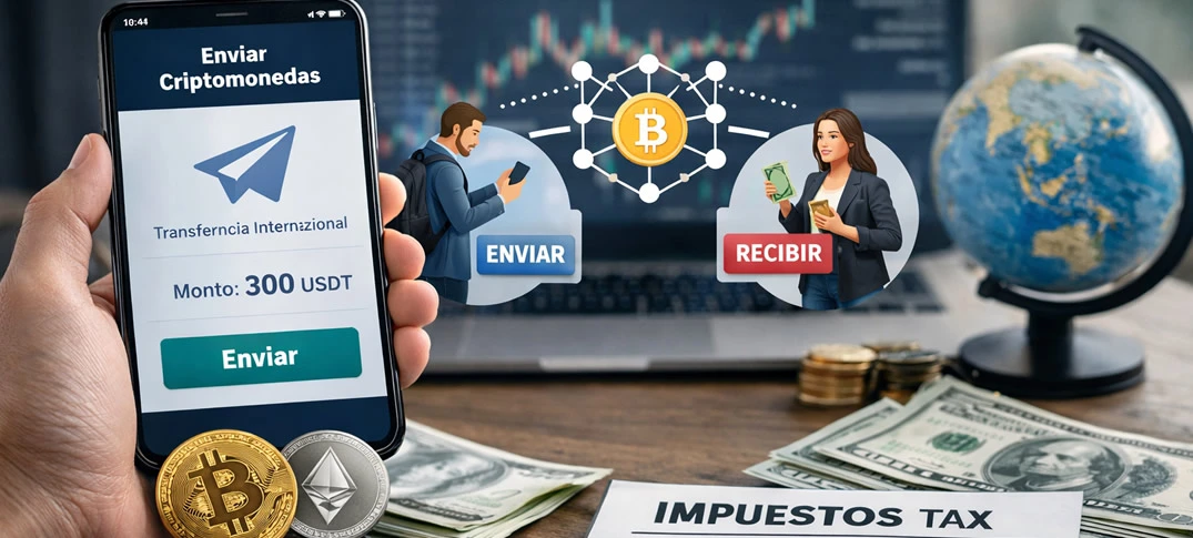Remesas con criptomonedas