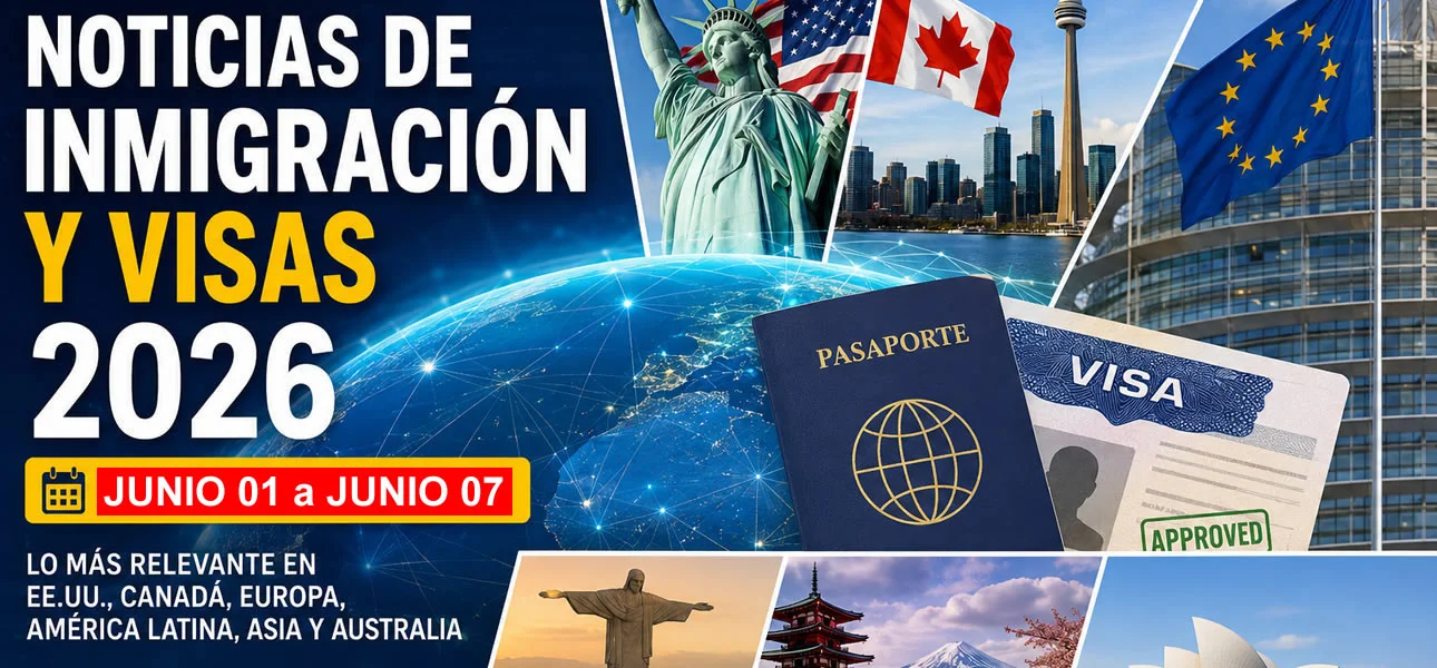 Resumen de Noticias de Inmigración y Visas del 1 al 7 de Junio 2026 