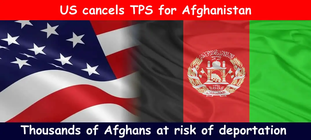cancels TPS for Afghanistan