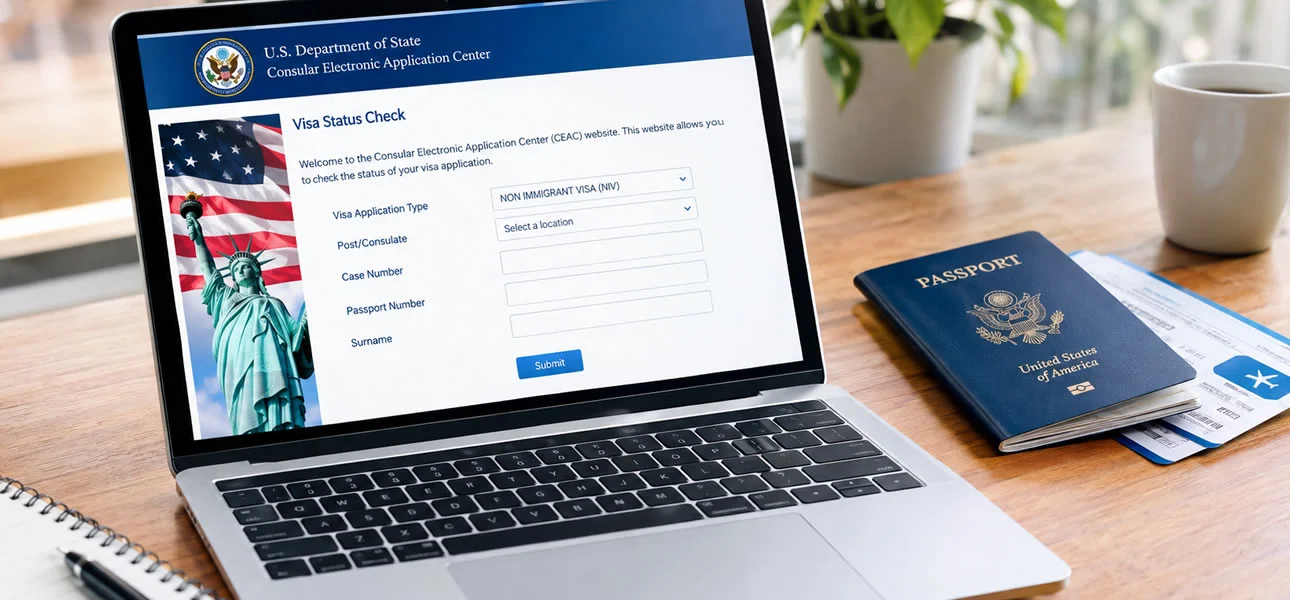 Consultar el estado de una visa americana