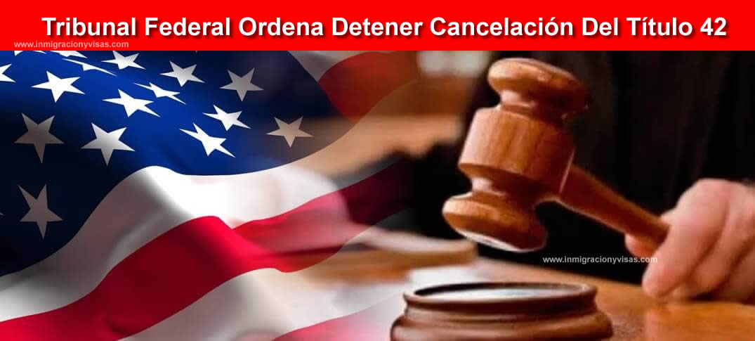 detener la cancelación titulo 42