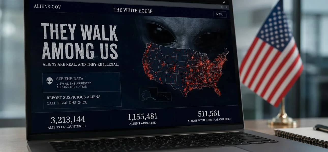 Aliens.gov El polémico sitio de la Casa Blanca 